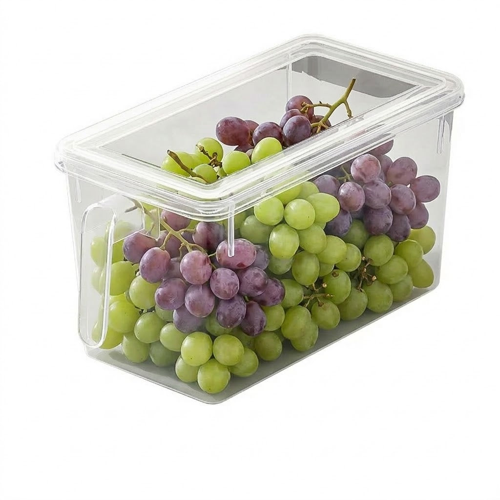 Large Capacity Refrigerator Storage Container with Lid (2 options)